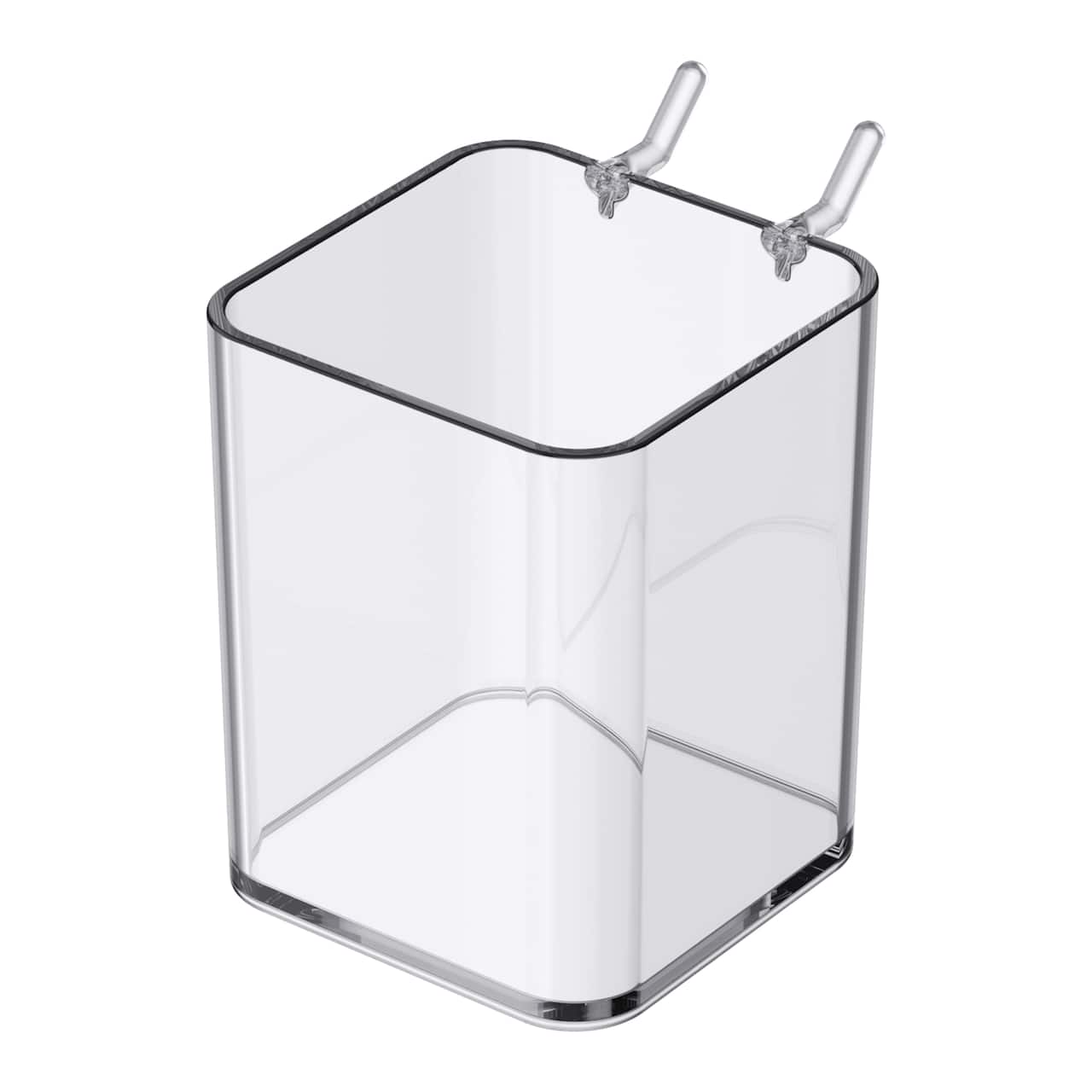 Petit contenant de rangement transparent pour panneau perforé d’Ordonnez simplement